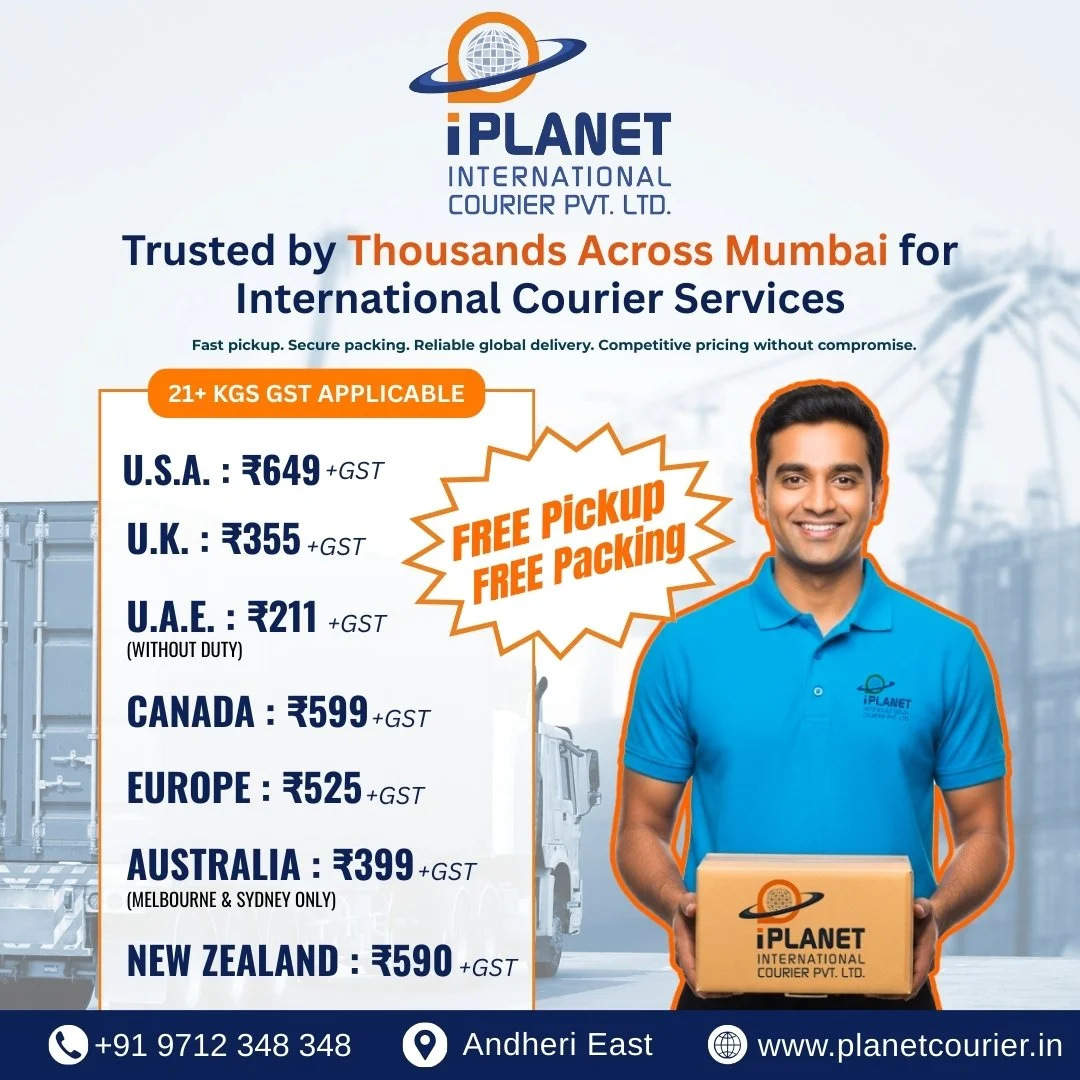 Free pickup and packing courier service in Mumbai
